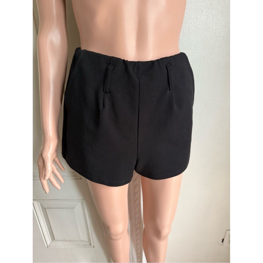 Women’s Haute Monde Black High-Waist Tailored Shorts size small
